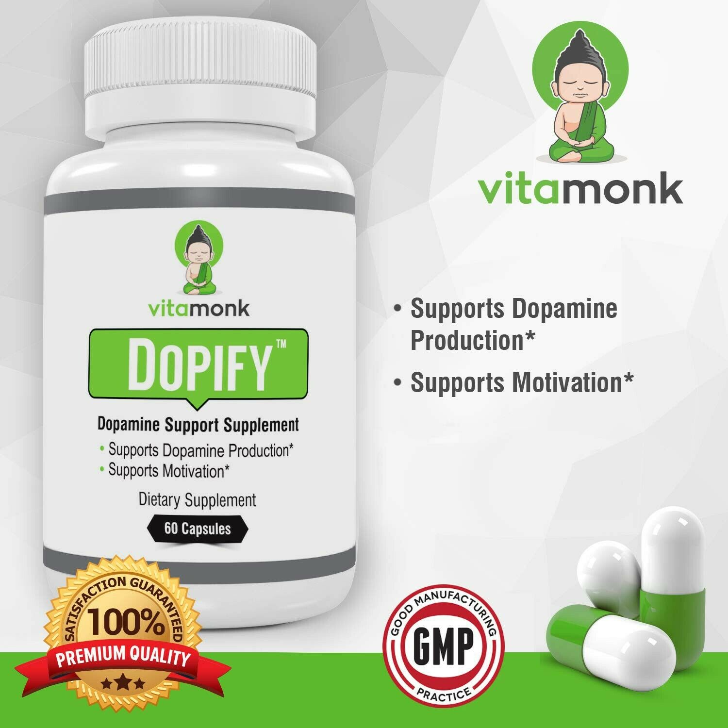 Dopify by Vitamonk Dopamine Supplement