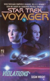 Violations (Star Trek Voyager, Book 4) by Susan Wright - Paperback