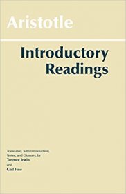 Introductory Readings on Aristotle - Paperback Hackett Classics Edition