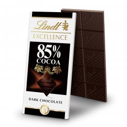 Lindt Excellence Bar, 85% Cocoa Extra Dark Chocolate, Gluten Free, Great for Holiday Gifting, 3.5 Ounce