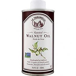 La Tourangelle Roasted Walnut Oil 16.9 Fl. Oz., All-Natural, Artisanal, Great for Salads, Grilled Fish and Meat, or Pasta