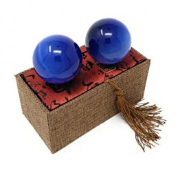 Tiger Eye Crystal Gemstone Quartz Chinese Health Stress Exercise Baoding Balls