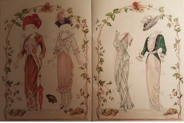 Sisters : Paper Dolls - Gracious Fashions of the Early 1900s by Judy M Johnson