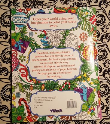 Grown Up Coloring Christmas - Adult Coloring Book