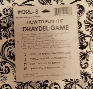 The Draydel Game from Rite Lite Chanukah Express