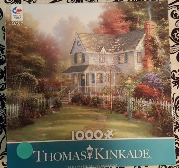 Thomas Kinkade Victorian Garden Jig-Saw Puzzle 1000 Piece