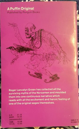 Myths of the Norsemen by Roger Lancelyn Green - Paperback VINTAGE Classics 1982