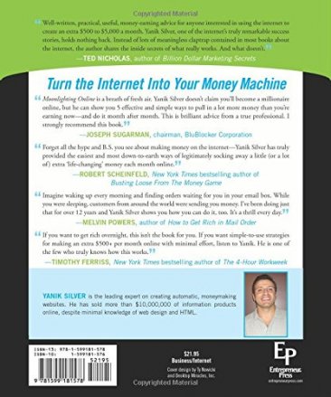 Moonlighting on the Internet: Five World Class Experts Reveal Proven Ways to Make and Extra Paycheck Online Each Month - Paperback Nonfiction