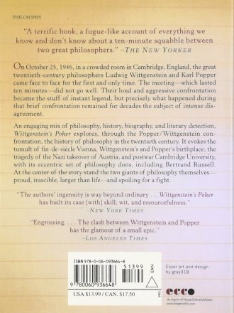Wittgenstein's Poker by David Edmonds and‎ John Eidinow - Paperback USED