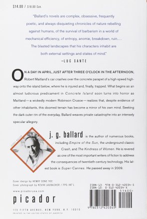 Concrete Island : A Novel in Trade Paperback by J. G. Ballard