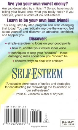Self-Esteem by Matthew McKay, Ph.D. and Patrick Fanning - Paperback Nonfiction