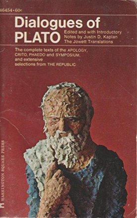 Dialogues of Plato : The Jowett Translations edited by Justin D. Kaplan - Paperback USED