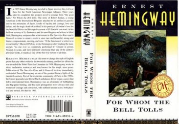For Whom the Bell Tolls by Ernest Hemingway - Paperback Classics
