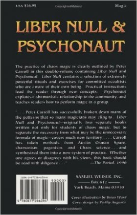 Liber Null & Psychonaut by Peter J. Carroll - Paperback USED