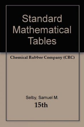 CRC Standard Mathematical Tables - Hardcover USED 15th Edition Reference