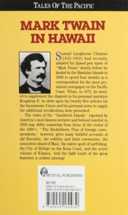 Mark Twain in Hawaii : Roughing It in the Sandwich Islands 1860s - Paperback