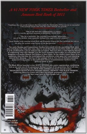 Batman : The Black Mirror Paperback by Scott Snyder and Francesco Francavilla - Paperback Graphic Novel