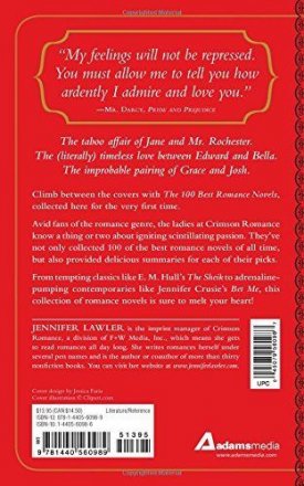 The 100 Best Romance Novels by Jennifer Lawler - Paperback