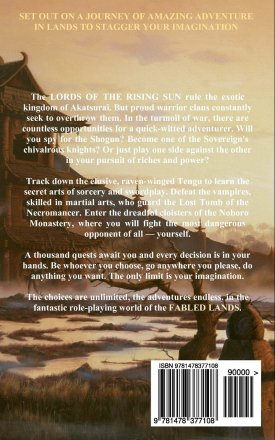 Lords of the Rising Sun (Fabled Lands Volume 6) by Dave Morris and Jamie Thomson - Paperback