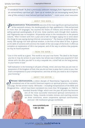 The Essence of Self-Realization : The Wisdom of Paramhansa Yogananda - Paperback