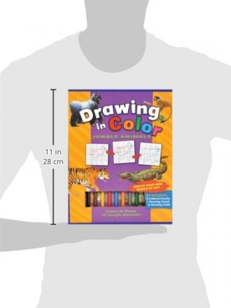 Drawing in Color : Jungle Animals - A Complete Activity Kit