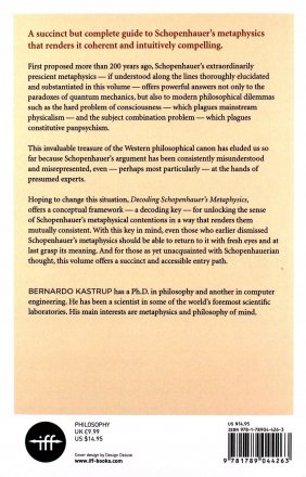 Decoding Schopenhauer's Metaphysics by Bernardo Kastrup - Paperback Philosophy