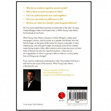What Young India Wants : Selected Essays by Chetan Bhagat - Paperback Nonfiction