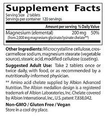 Doctor's Best Magnesium Glycinate Lysinate, 100% Chelated, Non-GMO, Vegan, Gluten Free, 200 mg, 240 Tablets