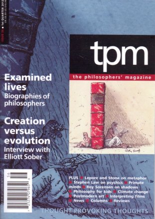 TPM The Philosopher's Magazine. Thought Provoking Thoughts. #56. 2012