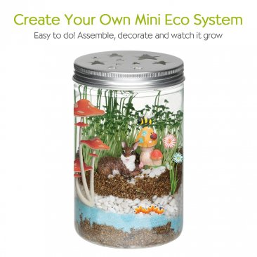 Grow 'n Glow Terrarium - Science Kit for Kids - from Creativity for Kids