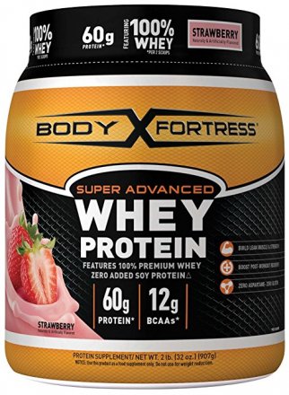 Body Fortress Super Advanced Whey Protein Powder 2 LB - 6 Flavors Available