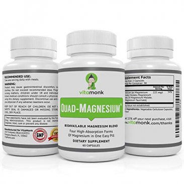 Quad-Magnesium™ All-In-One Magnesium Supplement for Sleep, Energy, Mood, and Health