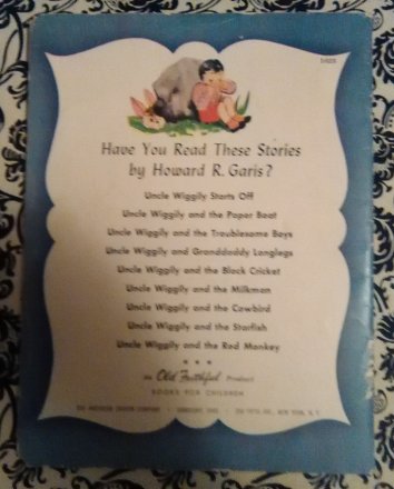 Uncle Wiggily and Granddaddy Longlegs by Howard R. Garis - Paperback RARE 1943 Children's Literature
