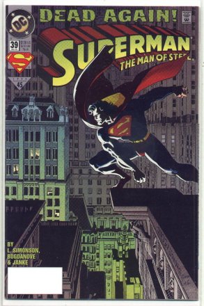 Superman The Man of Steel 39 Dead Again! DC Comics