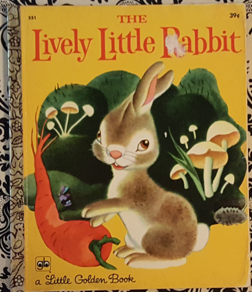 The Lively Little Rabbit - A Little Golden Book by Ariane & Illustrated by Gustaf Tenggren - Hardcover VINTAGE 1971