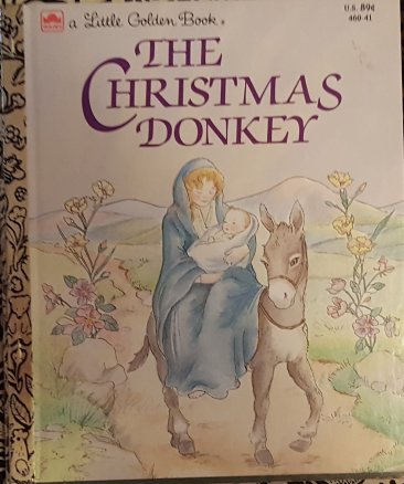 The Christmas Donkey - A Little Golden Book VINTAGE 1984