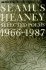 Seamus Heaney : Selected Poems 1966-1987 - Paperback