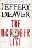 The October List by Jeffery Deaver - Hardcover Fiction