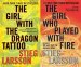 The Girl With the Dragon Tattoo and Who Played With Fire by Stieg Larsson - Two (2) Paperback Volumes USED