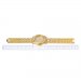 Totally Iced Out Pave Gold Tone Hip Hop Men's Bling Bling Watch