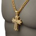 Gold Chain for Men Hip Hop Jewelry Cross Necklace 30''