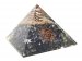 Black Tourmaline Crystal Orgone Energy Generator Pyramid