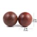 Natural Texture Rosewood Chinese Health Baoding Balls
