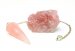 Pink Rose Quartz Crystal Bohemian Meditation Set incl. Pendulum - Imported from South America