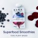 NOKA Superfood Pouches (Blueberry Beet) 12 Pack | 100% Organic Fruit And Veggie Smoothie Squeeze Packs | Non GMO, Gluten Free, Vegan, 5g Plant Protein | 4.2oz Each